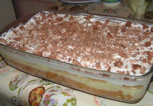 Almás vaníliás fincsiség, sütés nélküli finomság!