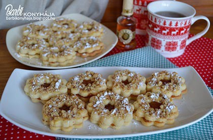Diós Lekváros Linzer