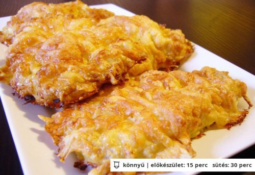 Sajtos sült karaj recept