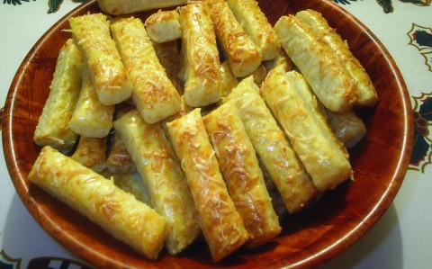 Sajtos rúd recept