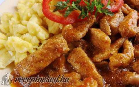 Borsos tokány recept