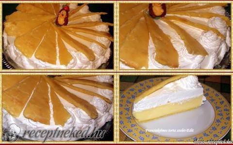 Franciakrémes torta recept