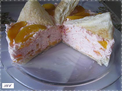 Barackos-Rizses-Tejszínhabos torta