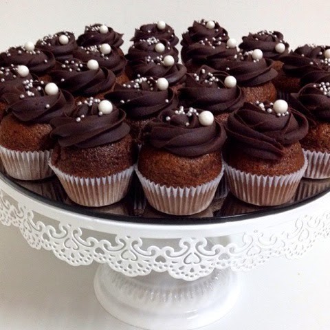 Bögrés étcsokis muffin