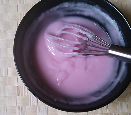 Fondant főzése