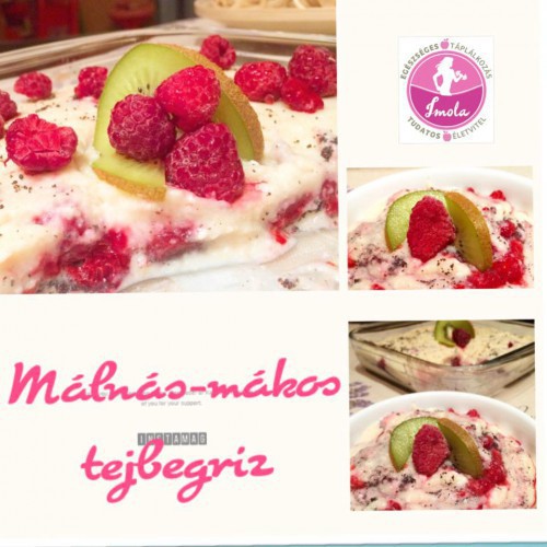 Tejbegríz málnás-mákos