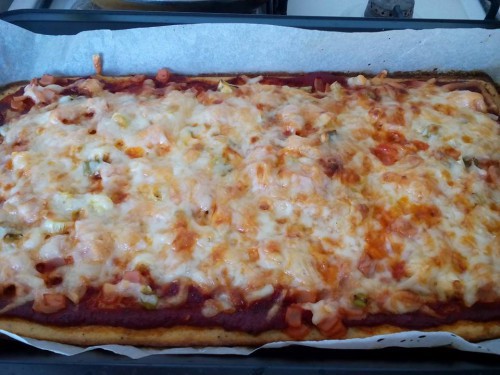Pizza ( utifűmaghéjjal)