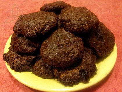Keksz csokis mazsolás (paleo)