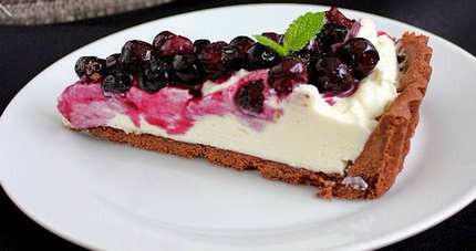 Áfonyás linzer torta