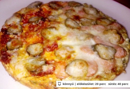 Hamis pizza liszt nélkül