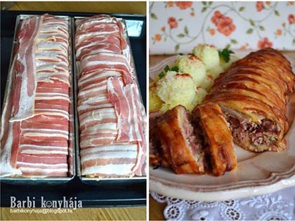 Karajba zárt csülök,