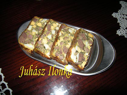 Tojásos - májas szelet