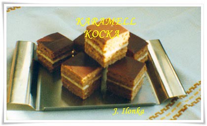 Karamell kocka-saját recept ötlet