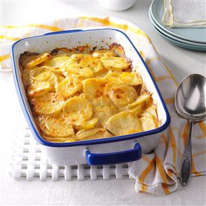 Honey Mustard Potato Gratin