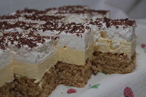 Diós-habos szelet –
