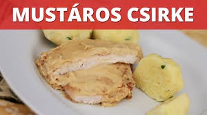 Mustáros csirkemell krumpligombóccal
