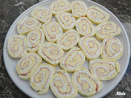 Sajttekercs recept