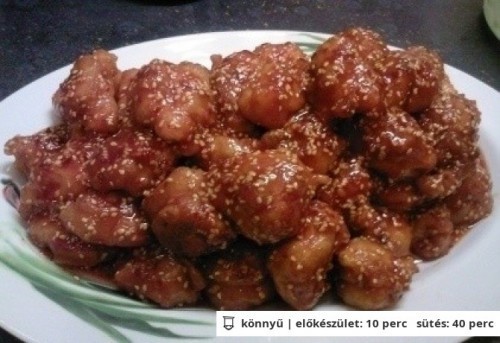 Kínai szezámmagos csirke recept