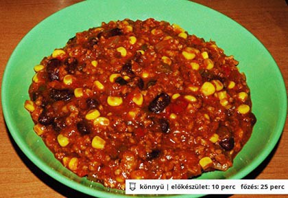 Mexikói chilis bab
