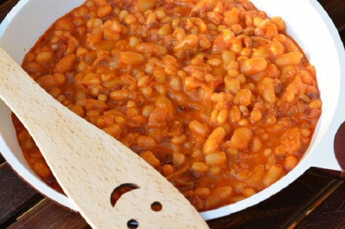Hagymás bab recept Bud Spencer módra