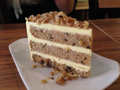 Dió torta, vanília krémmel