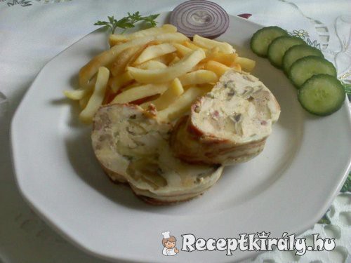 Gombás Májas Csirkemell Őzgerincben