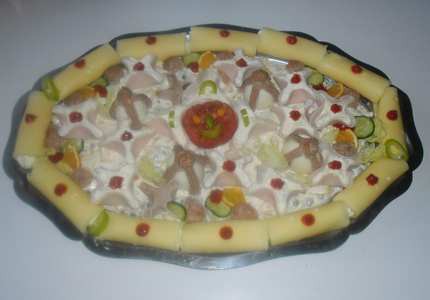 Kőrözöttes tekercs+tojás