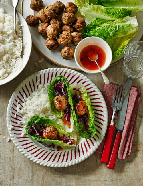 Thai Turkey lettuce wraps