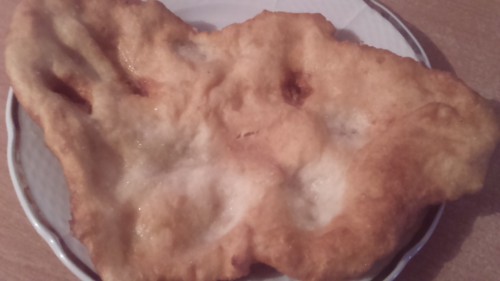 Gyors lángos Jani papa módra