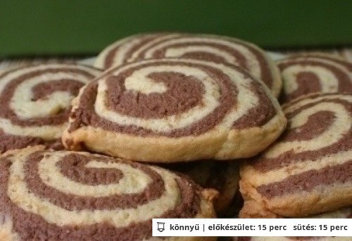 Kétszínű keksz