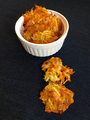 Zöldséges sajtchips