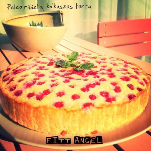 Diétás RIBIZLIS, KÓKUSZOS TORTA