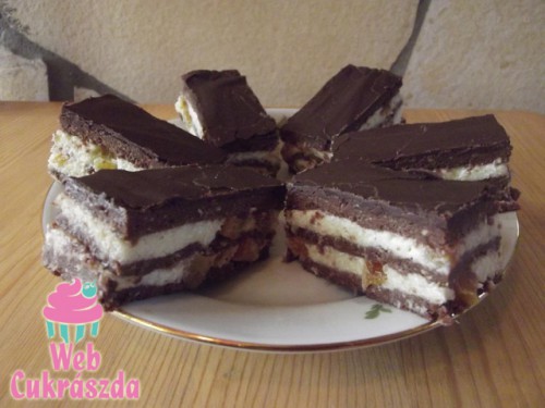 Kekszes kókusz-szelet