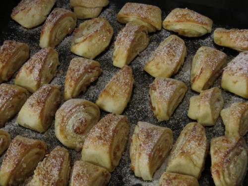 omlős kifli szilvás Rugelach - lágy és omlós