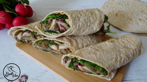 Gombás burrito