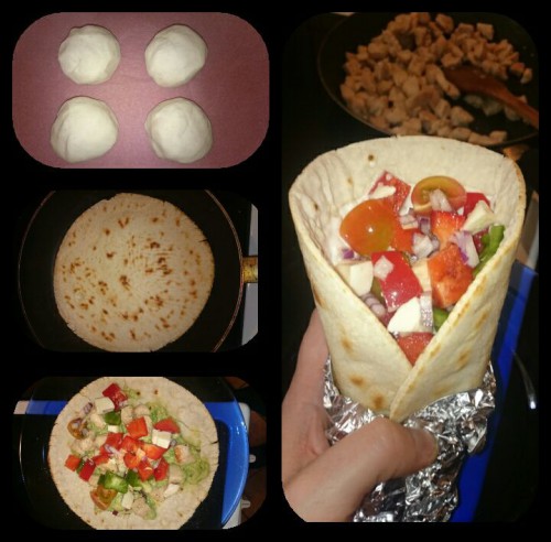 Tortilla (Csicseriborsós liszt)