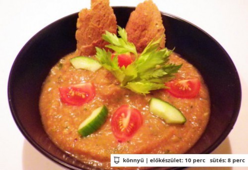 Avokádós gazpacho