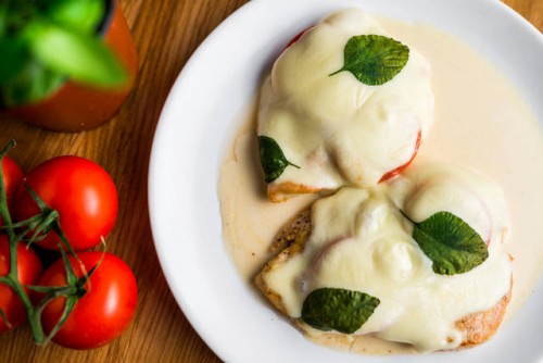 Mozzarellás csirke