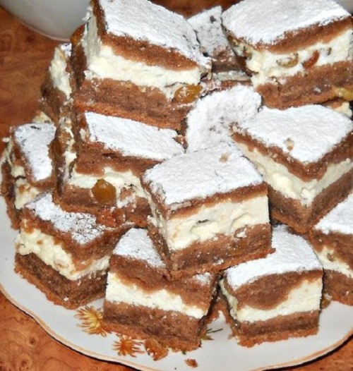 kevert túrós-csokis szelet nagymama módra