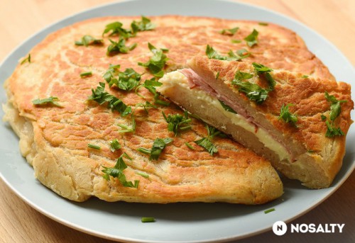 Töltött krumplilepény recept