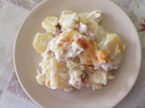 Rakott krumplis csirkemellfilé