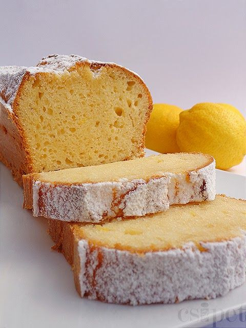 Citromos tejfölös sütemény