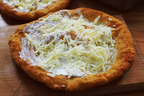 Kefires hűtős lángos*