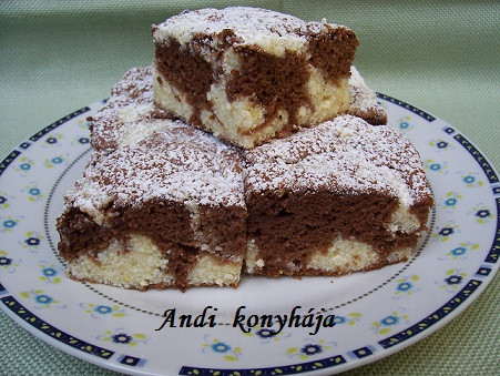 Bounty szelet I. (Andi receptje)