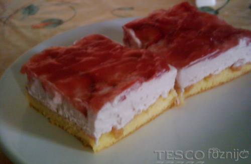 Epres-joghurtos szelet