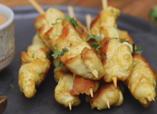 Csirkenyárs (Satay)mogyorószósszal (Hervé Palmieri)