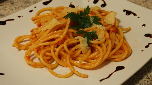 Pasta Arrabiata (mérges tészta)