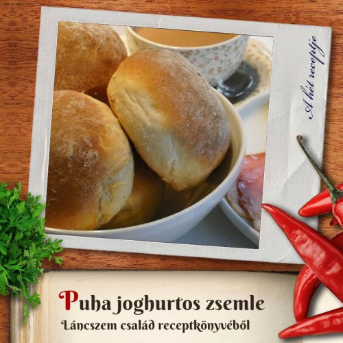 Puha joghurtos zsemle