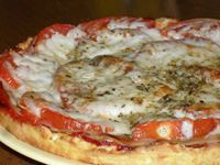 Túró alapú pizza