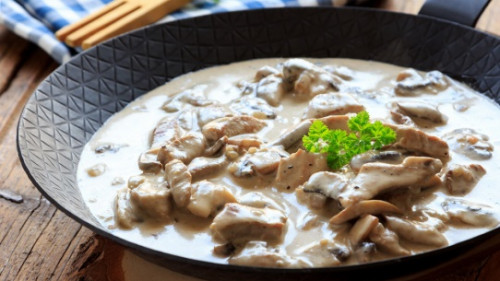 Saftige Kalbstreifen